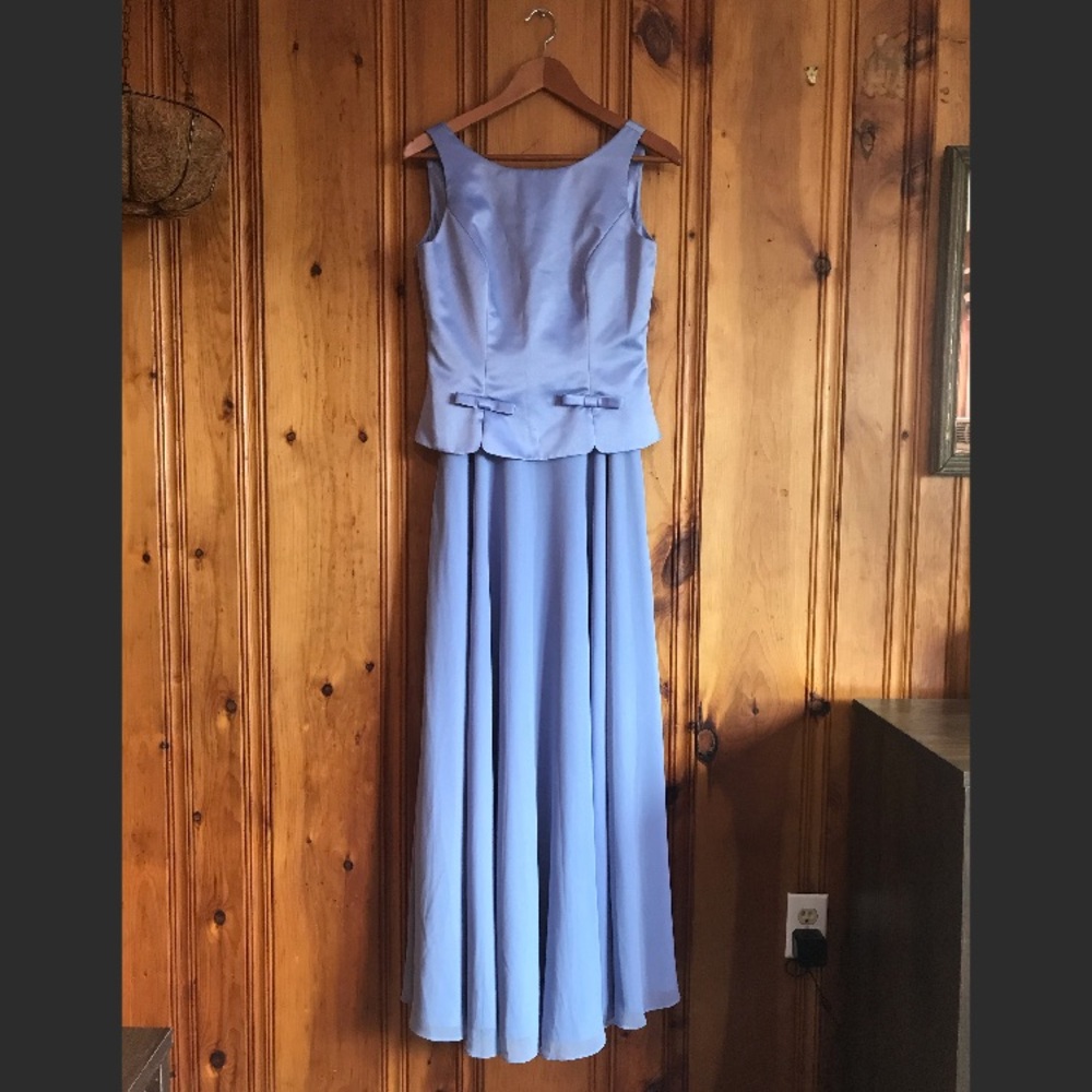 NWT! Papell Boutique Periwinkle Peplum Dress
